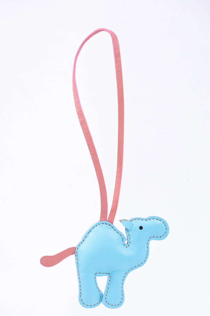 Camel Camel Leather Bag Charm - ARASH LEATHER