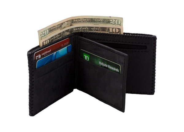 DIRHAM Tri Fold Wallet  ARASH LEATHER