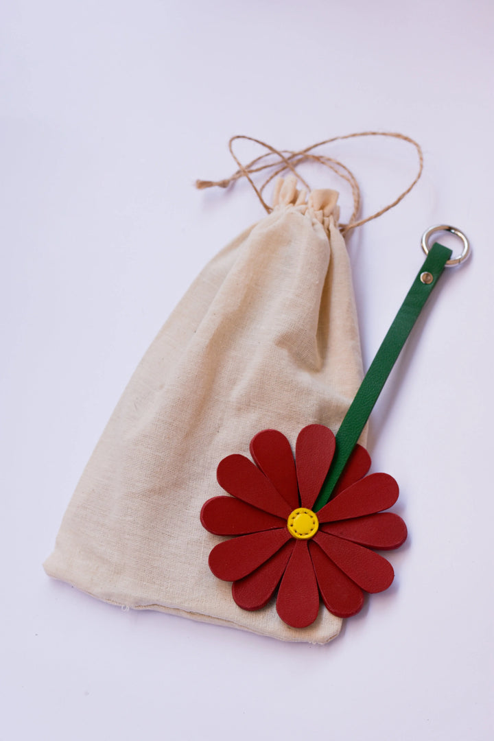 Daisy Bag Charm - ARASH LEATHER