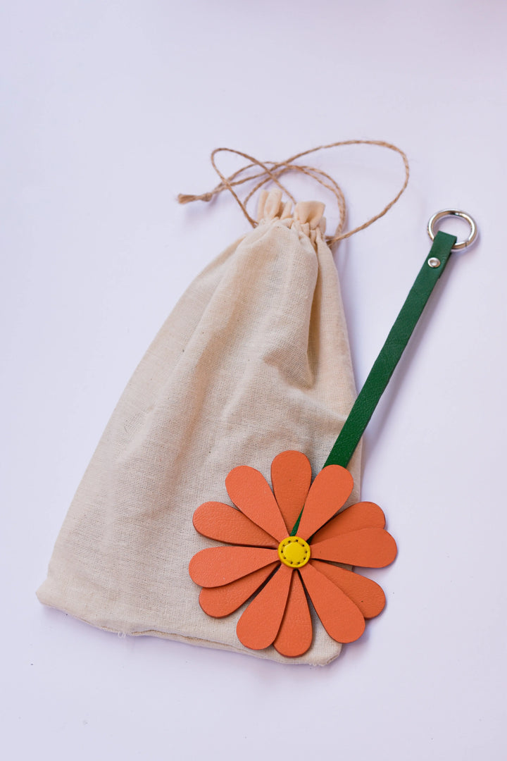 Daisy Bag Charm - ARASH LEATHER