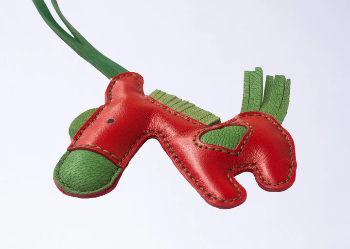 Horse Camel Leather Bag Charm - ARASH LEATHER