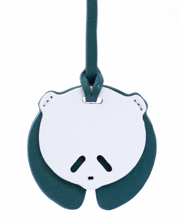 Panda Camel Leather Bag Charm - ARASH LEATHER