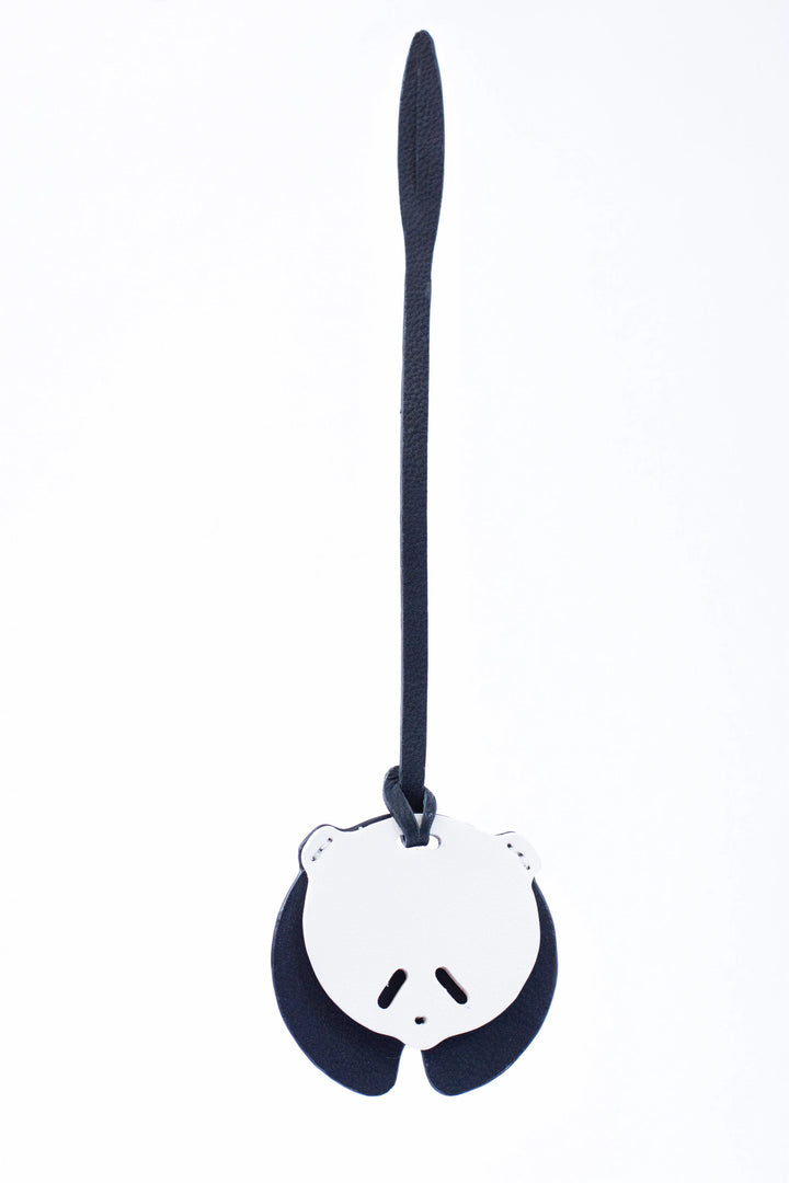 Panda Camel Leather Bag Charm - ARASH LEATHER