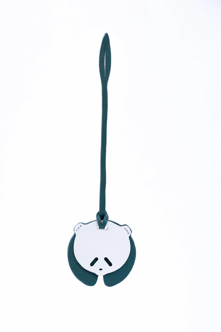 Panda Camel Leather Bag Charm - ARASH LEATHER