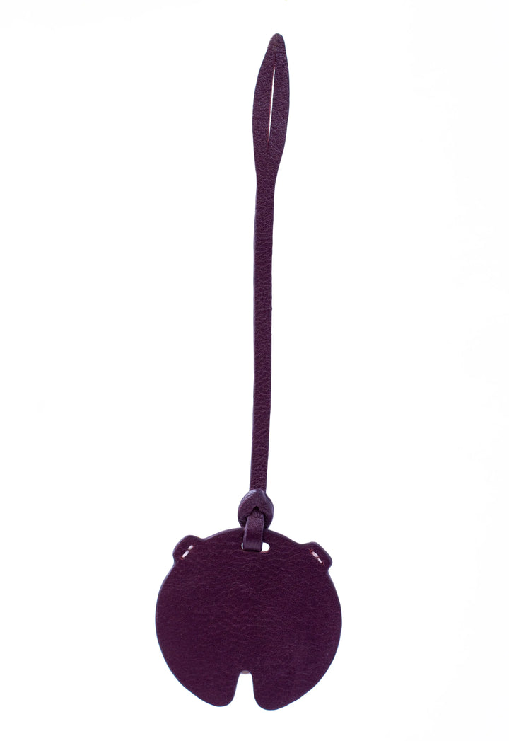 Panda Camel Leather Bag Charm - ARASH LEATHER