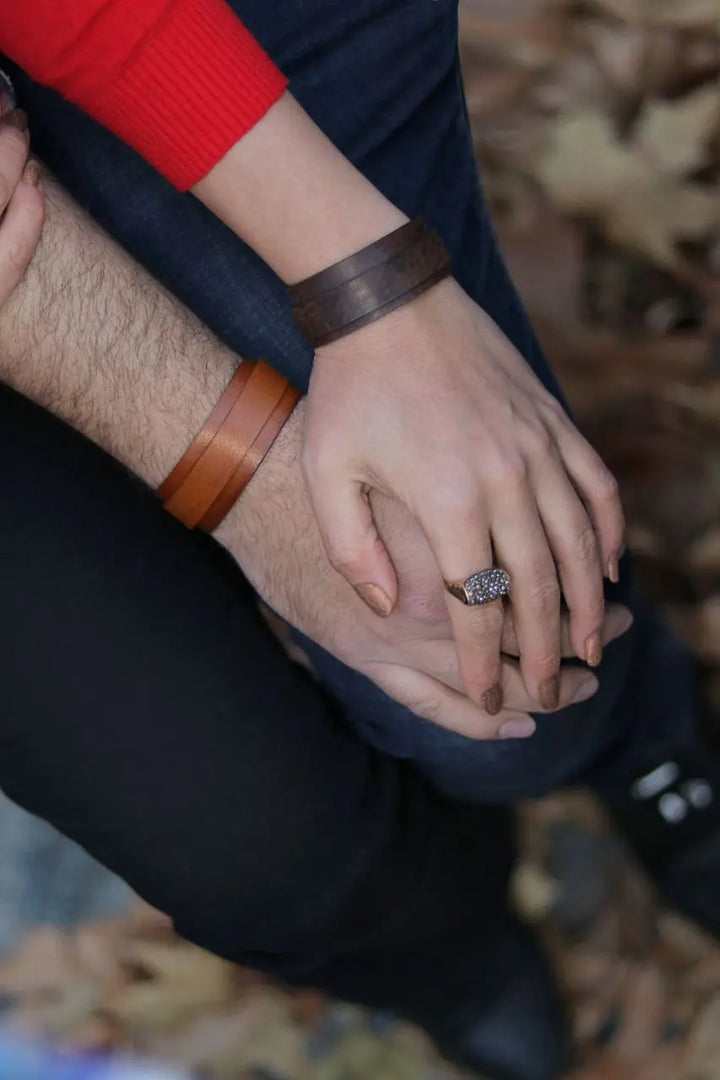 Dayereh unisex bracelet - ARASH LEATHER