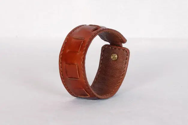 Tanbur unisex bracelet - ARASH LEATHER